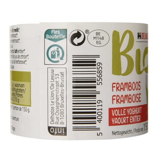 Delhaize | Bio | Framboise | Yaourt maigre | 3+1 gratuit | Bio 