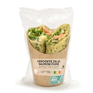 Delhaize | Wrap | Gerookte zalm 
