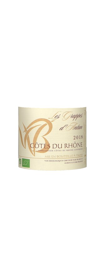 France - Frankrijk | Rhône - Côtes du Rhône | Les Grappes d'Antan 2018 | BIO 