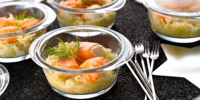 Stoofpotje met zuurkool en vis