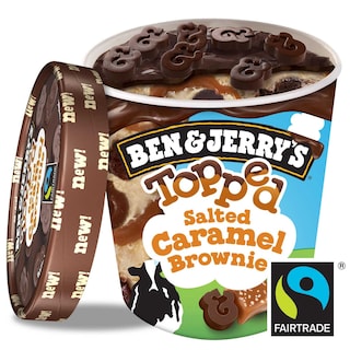 Ben & Jerry's | Topped Salted | Caramel Brownie | Fairtrade 
