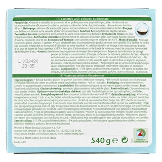 Frosch | 30 Vaatwastabletten | Bicarbonate | Eco 
