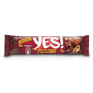 Nestlé | Yes! | Graanreep | Veenbes | Pure chocolade 