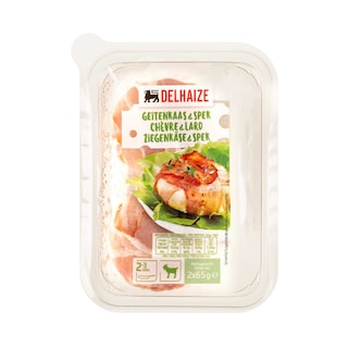 Delhaize | Geitenkaas en spek 