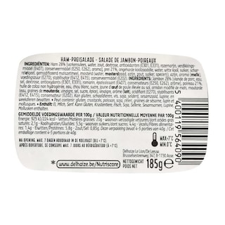 Delhaize | Salade | Jambon-Poireaux 