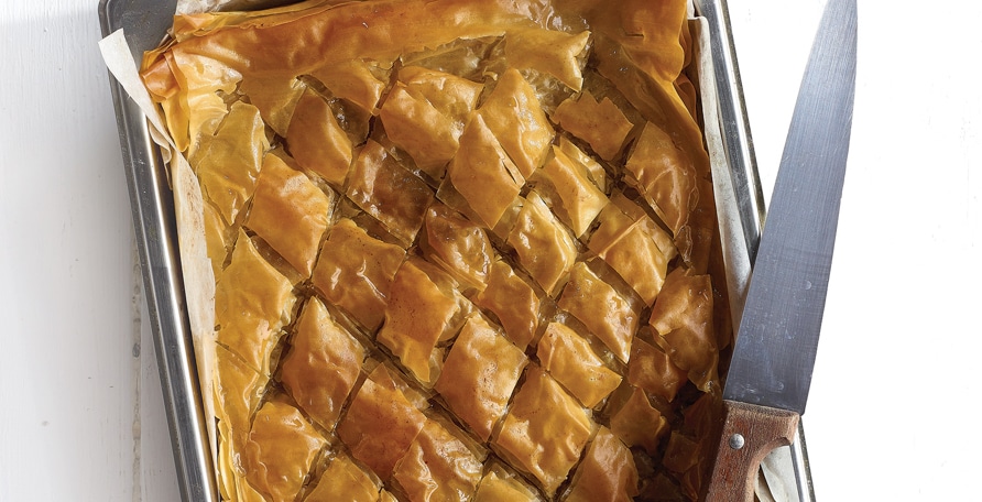 Baklava met noten