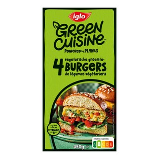 4 Groenteburgers