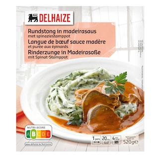 Delhaize | Langue | Boeuf | Sauce madère 