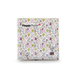 Happy Paper | Serviettes | Scapy Mauve | 25cm 