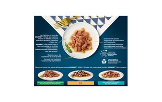 Purina-Gourmet | Aliment chat | Filettines classic | +2 gratui 