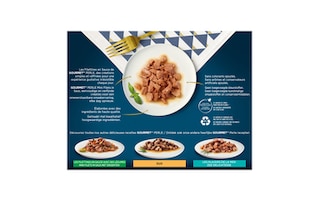 Purina-Gourmet | Aliment chat | Filettines classic | +2 gratui 