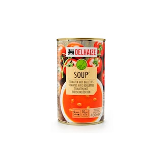 Delhaize | Soupe | Tomate | Boulette 