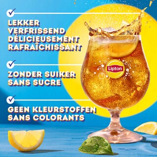 Lipton | Ice Tea | Bruisende | Zero 8 x 33 cl