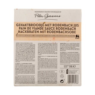 Delhaize | Peter Goossens | Pain de viande rodenbach 