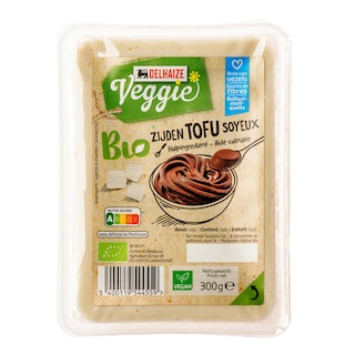 Delhaize | Bio | Zijden tofu | Vegan | Bio 