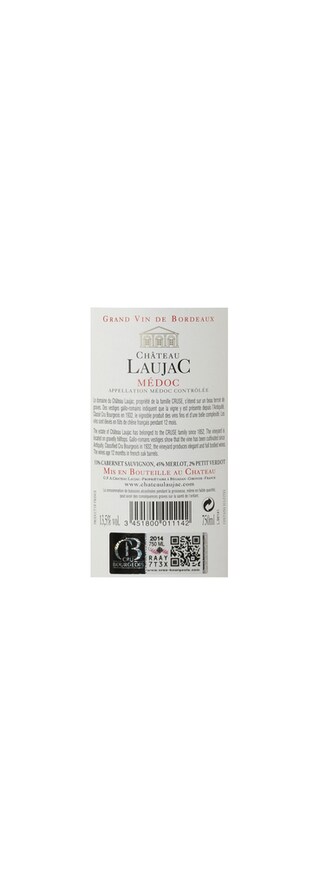 France - Frankrijk | Bordeaux - Médoc | Château Laujac 2014 
