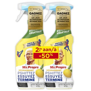 Mr Propre | Spray | Flash | Citron | 2ième 1/2 prix 2 x 50 cl