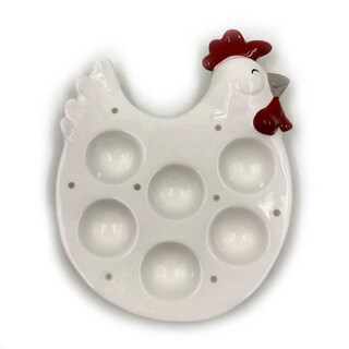 Delhaize | Assiette à oeufs | Poule 