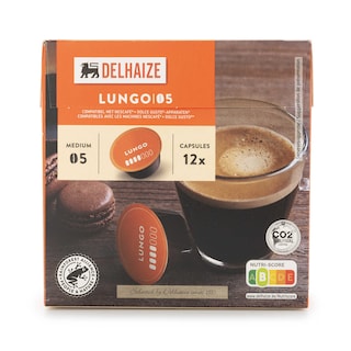 Delhaize | Koffie | Lungo 05 | Dolce Gusto capsules 