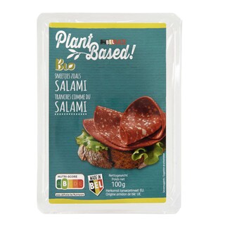 Delhaize | Plant-Based | Vegetarische sneetjes | Gekruid | Bio 100 gr