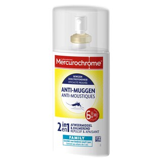 Mercurochrome | Anti moustique | 2 en 1 | Spray 