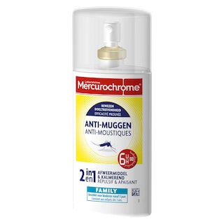 Mercurochrome | Anti moustique | 2 en 1 | Spray 