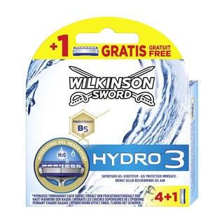 Wilkinson Sword | Lames | Hydro3 | 4+1 Gratuit 