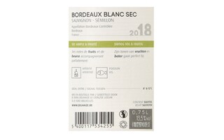 France - Frankrijk | Bordeaux - Bordeaux AC | Bordeaux Blanc Sec 2018 