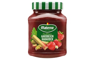 Materne | Confituur | Aardbeien-Rabarber 