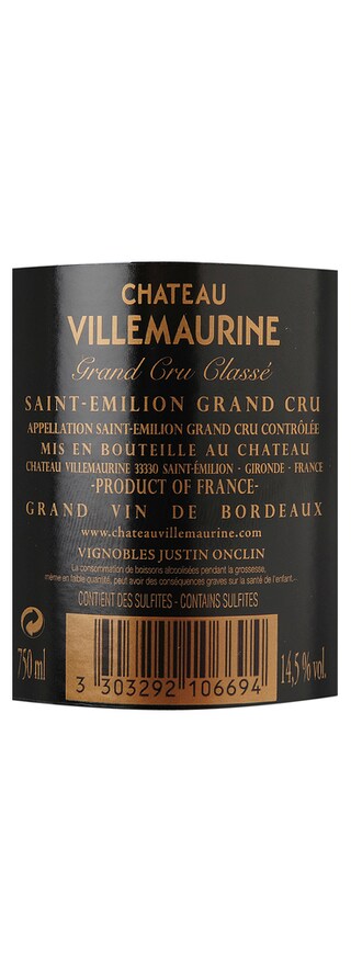 France - Frankrijk | Bordeaux - Saint-Emilion | Château Villemaurine 2010 