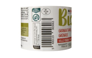 Delhaize | Bio | Grenadine | Volle yoghurt 