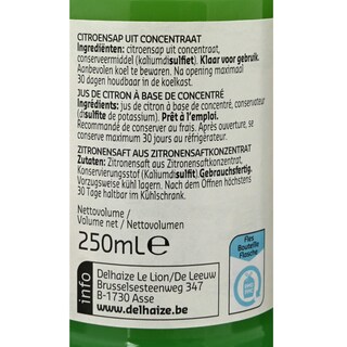 Delhaize | Sap | Citroen 25 cl