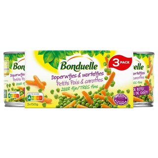 Bonduelle | Erwten-Wortelen | Zeer fijn 