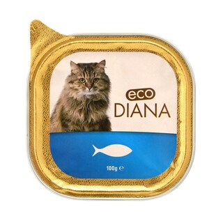 Eco Diana | Terrine met Witte Vis voor Katten | 100gr 