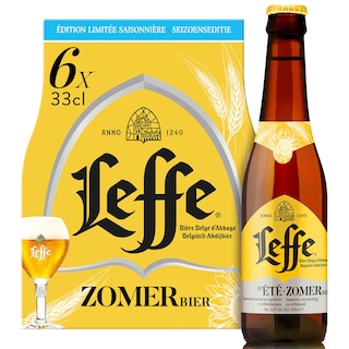 Leffe | Bière d'abbaye | Eté | 5,2% alc | Bouteille 