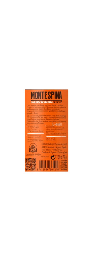 Espagne - Spanje | Castilla Y Leon - Rueda | Montespina Sauvignon Blanc 