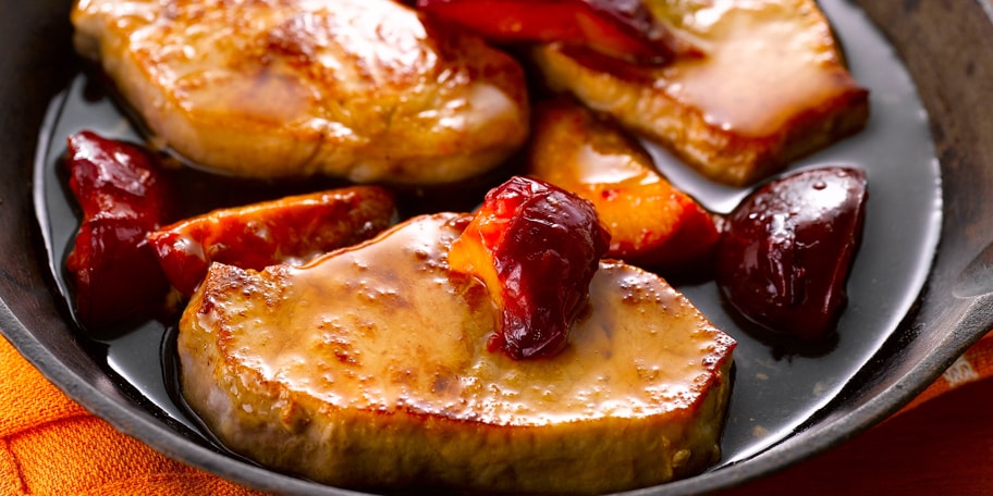 Varkensmignonnettes met pruimen