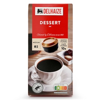 Delhaize | Café | Filtres | Dessert 