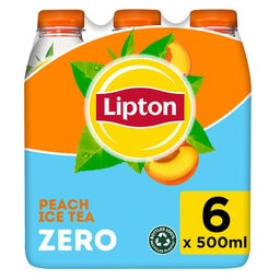 Lipton | Ice Tea | Niet Bruisende | Suikervrije | Perzik 