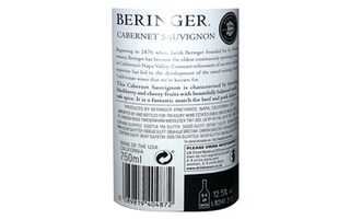 USA | California | Beringer Cabernet Sauvignon Rood 