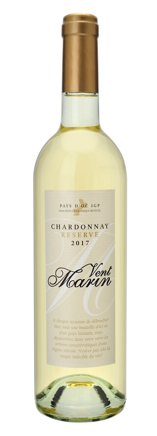 France - Frankrijk | Oc IGP | Vent Marin Chardonnay Reserve Wit 
