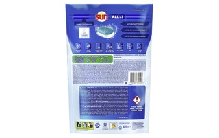 Sun | 62 capsules Lave-vaisselle | AIO | Regular 
