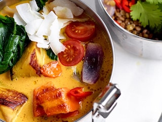 Soupe aux légumes et lentilles