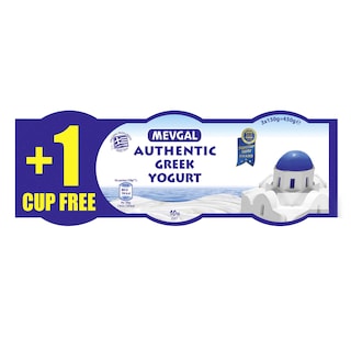 Mevgal | Authentique Yaourt Grec 10% matière grasse 2+1 gratis 