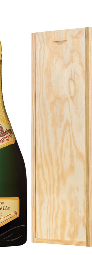 La Demoiselle | Champagne brut en caisse en bois 