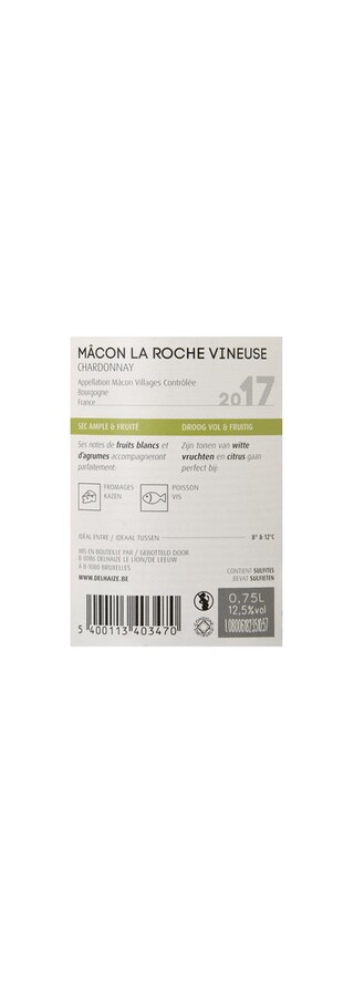 France - Frankrijk | Maconnais | Macon La Roche Vineuse Blanc 