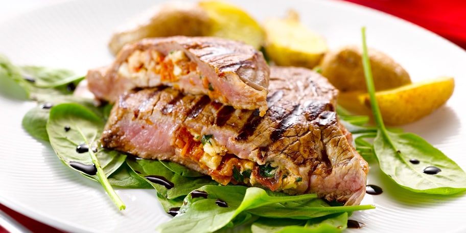 Steaks gevuld op Florentijnse wijze