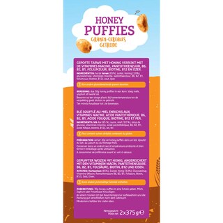 Delhaize | Honey | Puffies | 750G 
