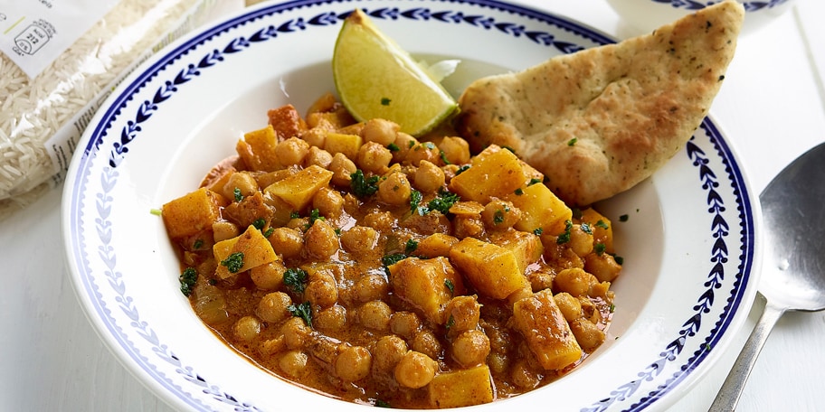 Dhal met pastinaak en kikkererwten