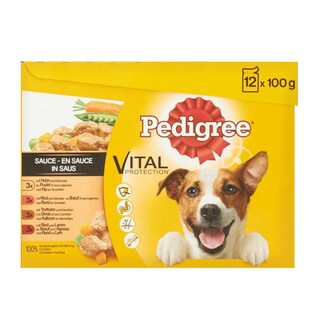 Pedigree | Hondenvoeding | Pouch | Selectie 12 x 100 gr
